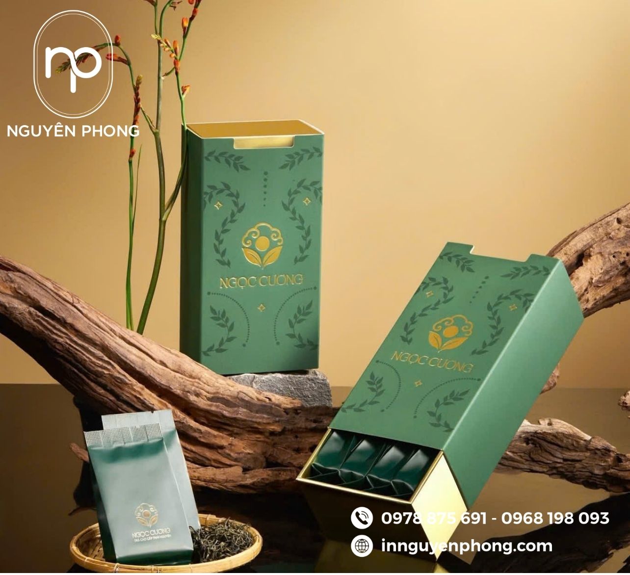 Mẫu hộp giấy  sang trọng